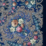 Шерстяной Павлопосадский платок "Тайна сердца", 125*125 см, арт. 1437-14