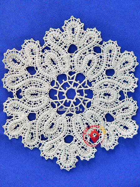 Кружевной сувенир "Снежинка" арт. 9нхп-64